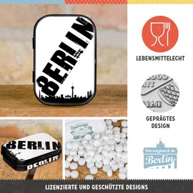 Nostalgic-Art 81240, Berlin Skyline Black, Pill Box