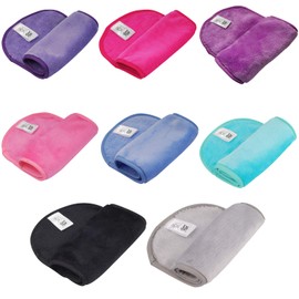 8 Stück Abschminktücher Mikrofaser, Make-Up Entferner Tuch Mikrofaser Abschminktücher Waschbar, Abschminktuch Wiederverwendbar Microfaser Gesichtsreinigungstücher für Abschminken & Reinigen - 15*38cm