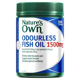 Nature's Own High Strength Odourless Fish Oil 1500mg Cap X 200