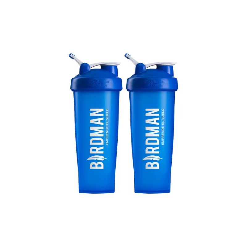 Birdman Kit 2 Vasos Shaker Para Proteína 600ml Bpa Free