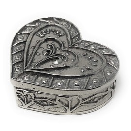 Crosby & Taylor Small 2.25-inch Pewter Heart Box