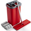 BOSHENG Mop and Bucket with Wringer Set, Flat Mop and