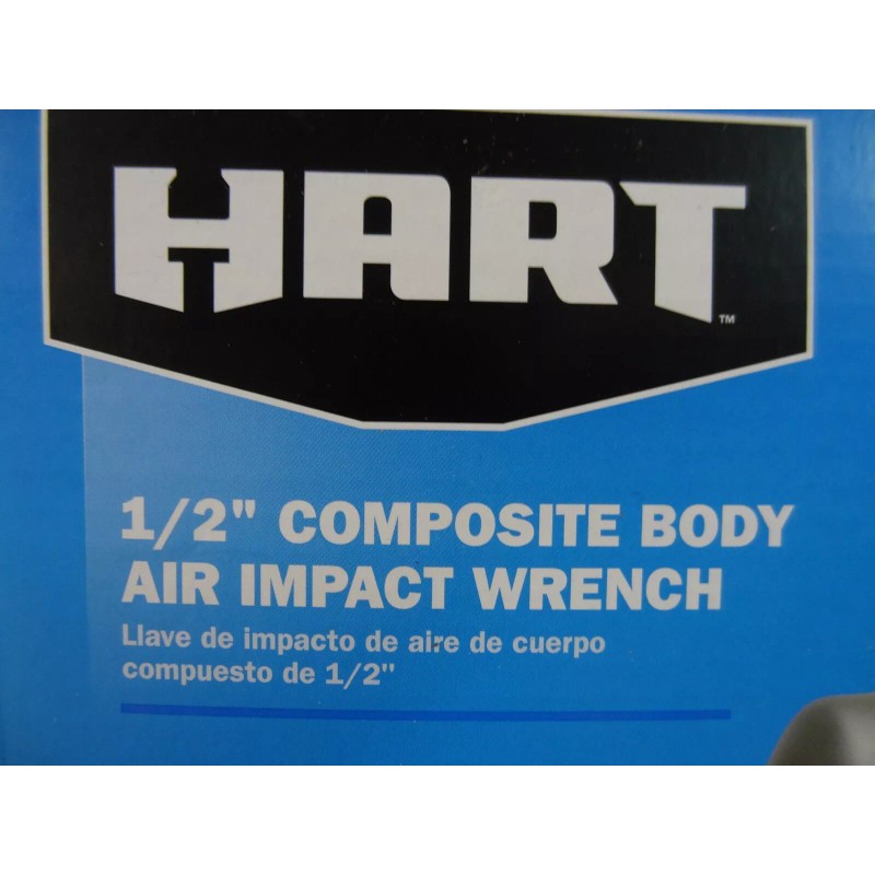 HART NEW Hart 1/2" Composite Body Air Impact Wrench 650ft-lbs