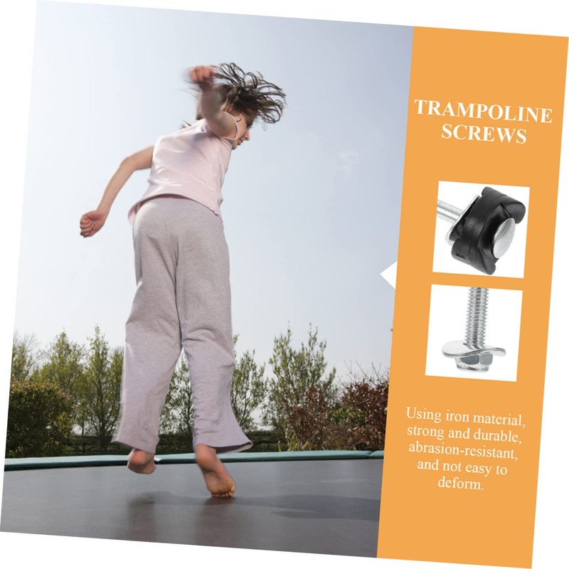 GRIRIW 10pcs Trampoline Replacement Screw Set Fixed Screws for Secure