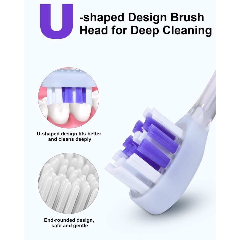 Acelike 601 Metal Electric Toothbrush Replacement Brush Head, 100% Compatible
