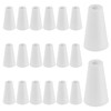 PATIKIL Blind Pull Cord Knobs, 20Pcs Plastic White Modern Hanging