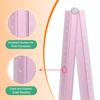 sourcing map 2pcs Folding Straight Ruler 30cm Metric Aluminum Alloy