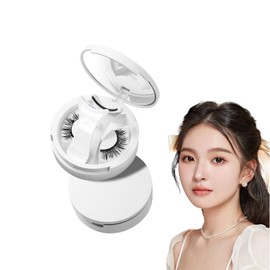 (Complete in 1 Minute) 2026 Improved Model, Ultra Lightweight, Magnetic False Eyelashes, Integrated Magnetic, No Glue Required, Magnetic Eyelashes, Professional Eyes at Home, Sensitive Skin, Easy to