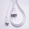 (3-Pack) T5 T8 LED Tube Power Extension Cable with On/Off