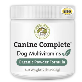 Wholistic Pet Organics Canine Complete - Dog Multivitamin Powder - 2 Lb - Daily Dog Vitamins and Supplements for Homemade Food - Immune System, Skin, Coat & Overall Health - Small and Large Breed