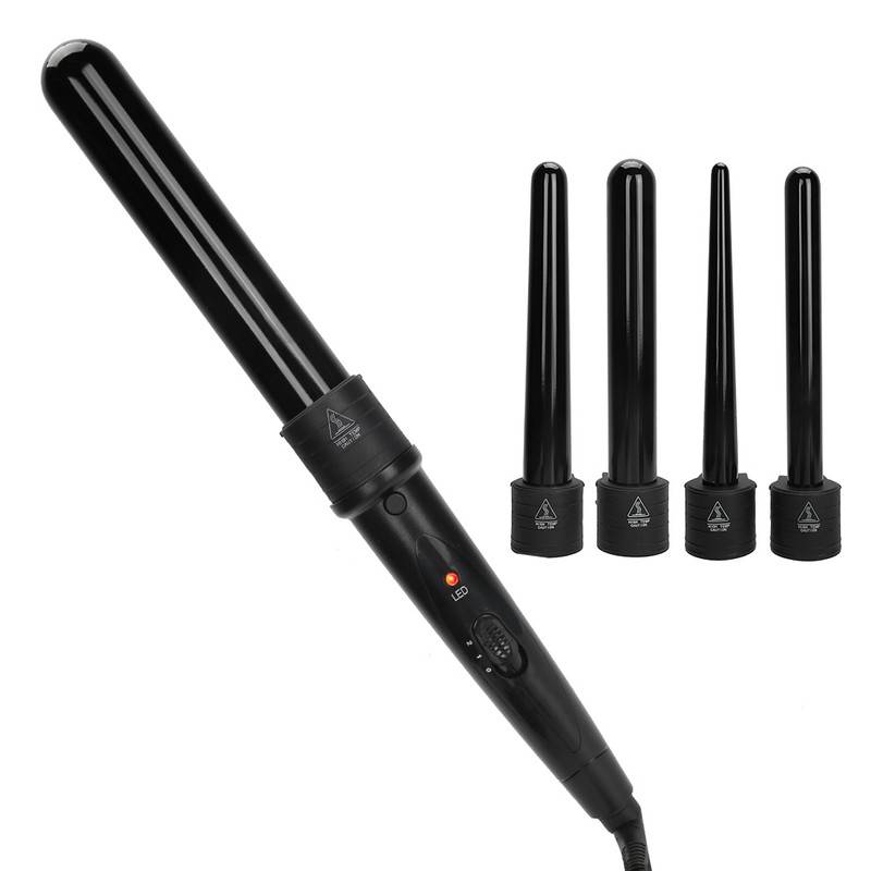 5‑In‑1 Curling Iron LED Adjustable Temperature Hair Styling Curling Iron