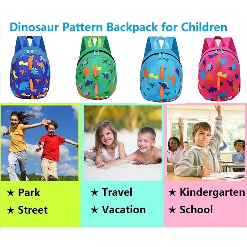 DB Dinosaur Toddler mini backpack with leash,children Kids baby harness