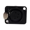 Enwye 4 XLR 4 Pin Female Panel Mount Sockets Suitable