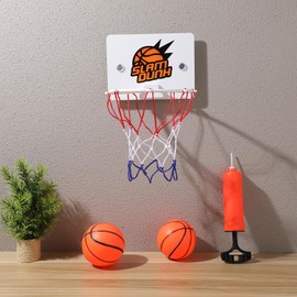 TOYANDONA 1 Set of Basketball Hoop Game for Kids and Adults Mini Basketball Portable Wall-Mounted Interesting Funny Indoor Basketball Toy Sports Game Toy for Home, Office, Bedroom