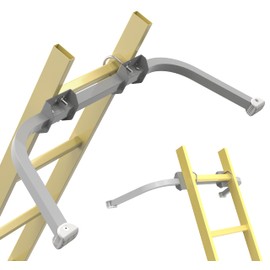 Lusheer Ladder Stabilizer Accessory for Roof Gutter, Wing Span/Wall Ladder Standoff, Heavy Duty Extension Ladder Stabilizer, Easy Use, 375 lbs Weight Rating