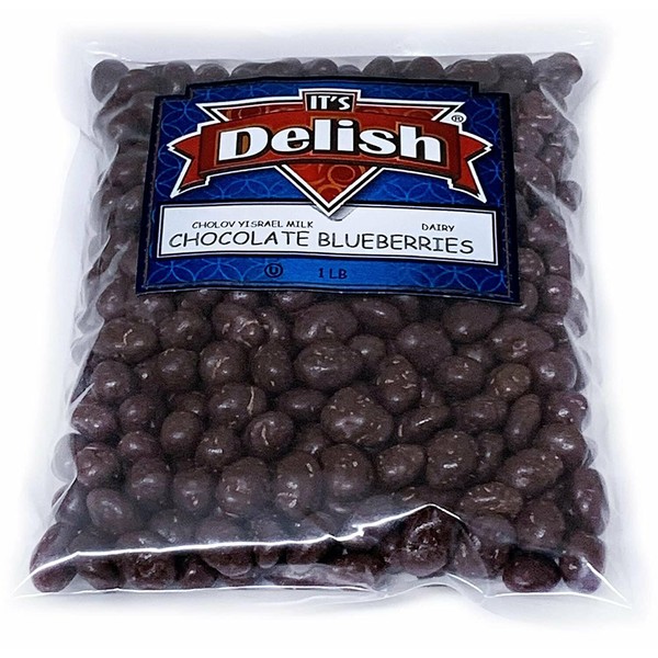 Gourmet Milk Chocolate Covered Blueberries by It's Delish, 5 lbs Bulk