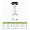 Marine Hatch Cover Pull Handle with Spring Hidden Pin Button