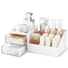 BREIS Multifunction Desk Organizer, Makeup Storage for Eyeshadows, Concealers, Powders,