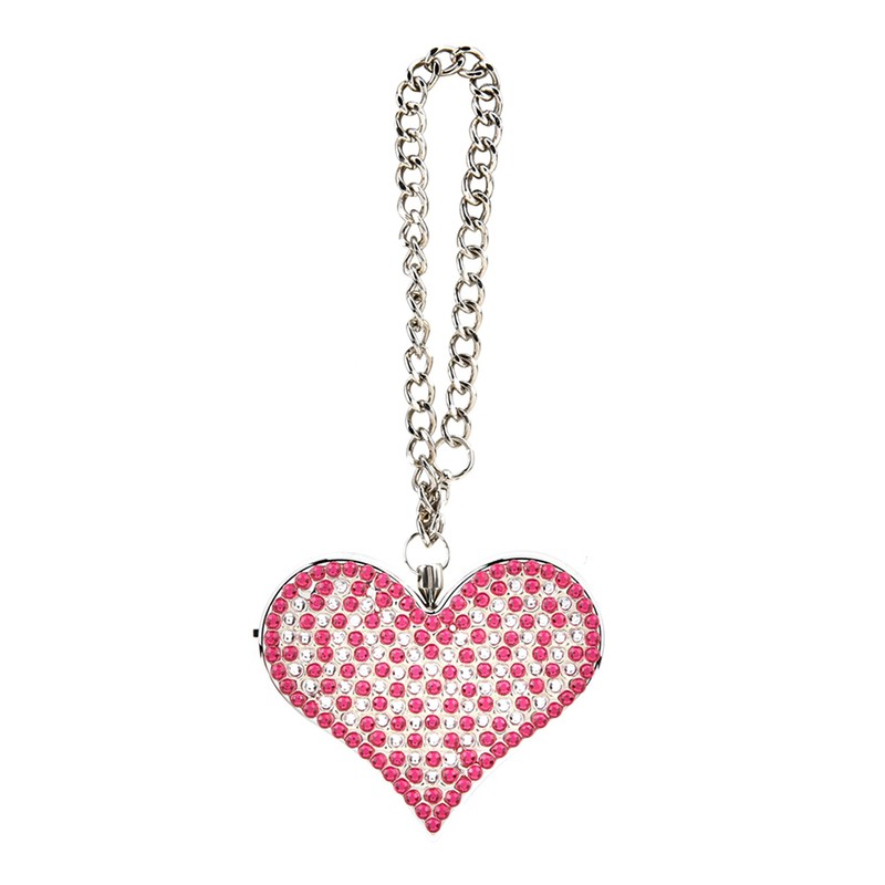 Self Defense Alarm Heart Shape Security Protect Personal Alert(Silver)