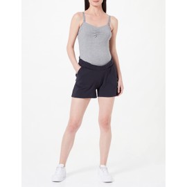 MAMALICIOUS Women's Mlevia Jersey A. Shorts, Dark Navy