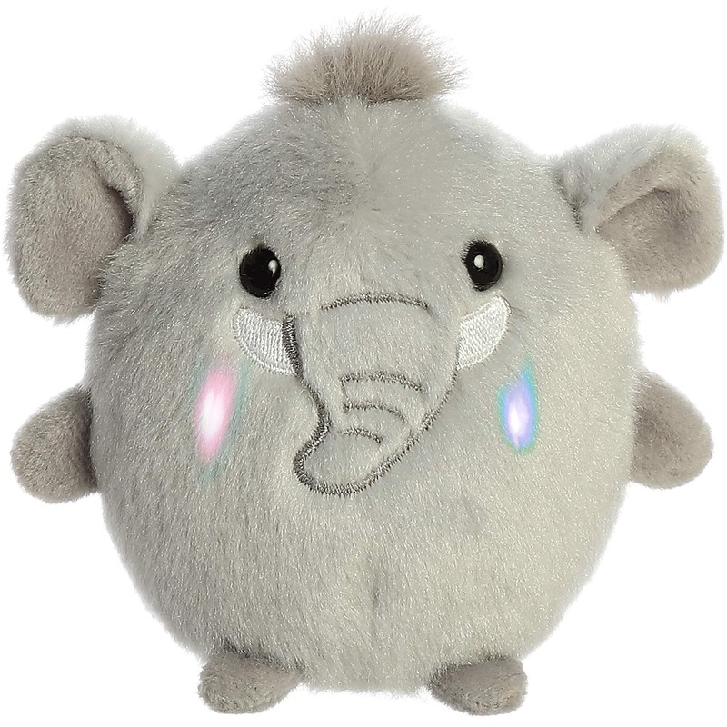 Aurora Bundle of 2 Light Ups 3.5" Plush Stuffed Zoo