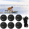 efuturetime 6 x D-Ring Pad Patch PVC Diameter 8 cm