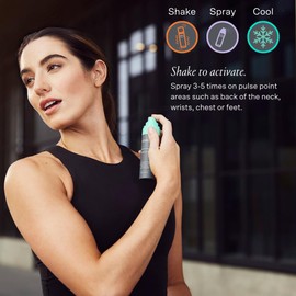 Otella Cooling Body Spray with Cooling Menthol with Aromatherapy Scents to help Cool, Energize, Concentrate and Relax (Concentrate - Rosemary Mint)