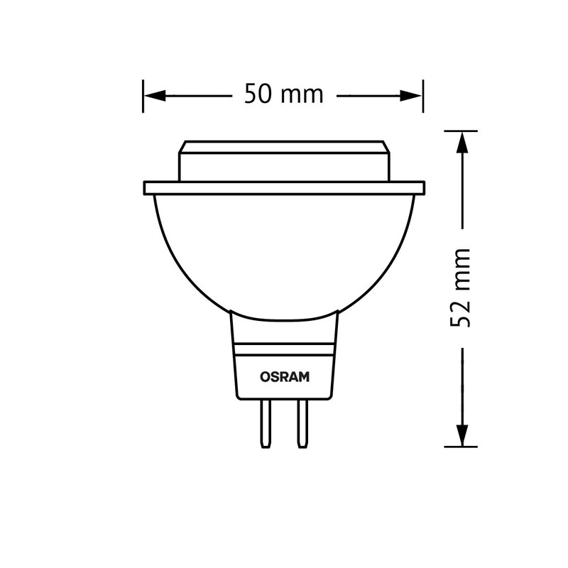 Osram LED Star MR16 LED Reflector Lamp with GU5.3 Socket,
