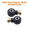 Tuningsworld Steering Rack and Pinion with Tie Rod Ends for