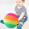 PVC Bouncy Kickball, Pack of 2 PVC Rainbow Ball, Children's