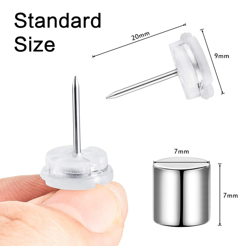 Outus 10 Sets Magnetic Push Pin Magnet Thumb Tack Poster
