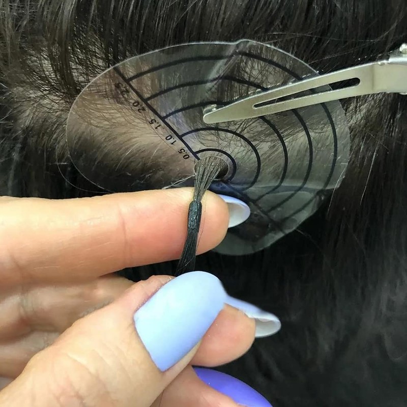 Hair Extension Stencil, Section Hair Extensions, Hair Extension Protection Stencil,