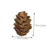 CAXUSD 50 Pcs Small Artificial Pine Cones Decorative Natural Pine