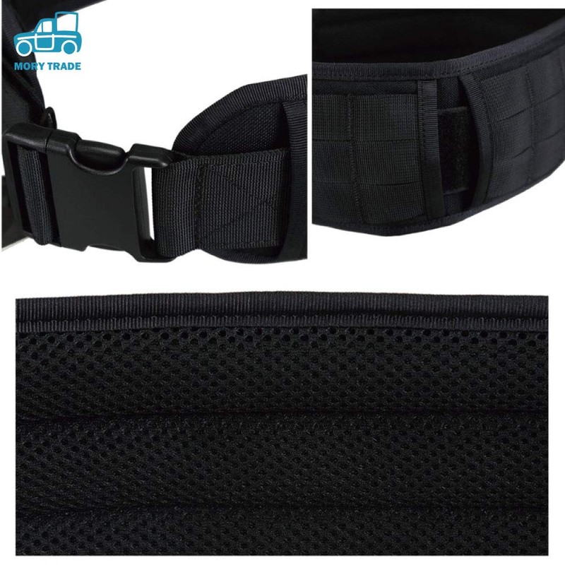 morytrade Tactical Belt Gun Belt Airsoft Molle Belt (Brown)