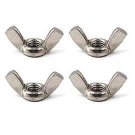 Acero inoxidable 304 Juego de tuerca de mariposa de mariposa, mano Twist Apriete hardware tuerca sujetadores piezas, M12