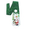 GUSLESON New Christmas Tie Silk 9cm Soft Snowman Theme Necktie
