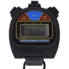 Jamar 22769 Economy Stopwatch with Time and Calendar Displays and Alarm Setting