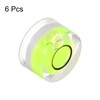 sourcing map 6pcs Round Bubble Level 10x6mm Mini Circular Bullseye