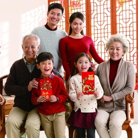 Chinese New Year Red Envelopes Snake 2025, Year of the Snake Red Packets, Red Packets, Chinese Red Packets, Lucky Wallets for New Year, Wedding, Christmas,Birthday. (6 Patterns, 36 Pcs)