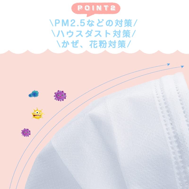 [KANEYAMA] カラーマスク マスクプリーツマスク 血色マスク 不織布 ふつうサイズ 小さめサイズ(小顔) 子供サイズ 使い捨てマスク やわらかマスク