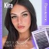 Pawotence Lash Clusters Wispy Kira Cluster Eyelash Extensions 10-18mm Individual