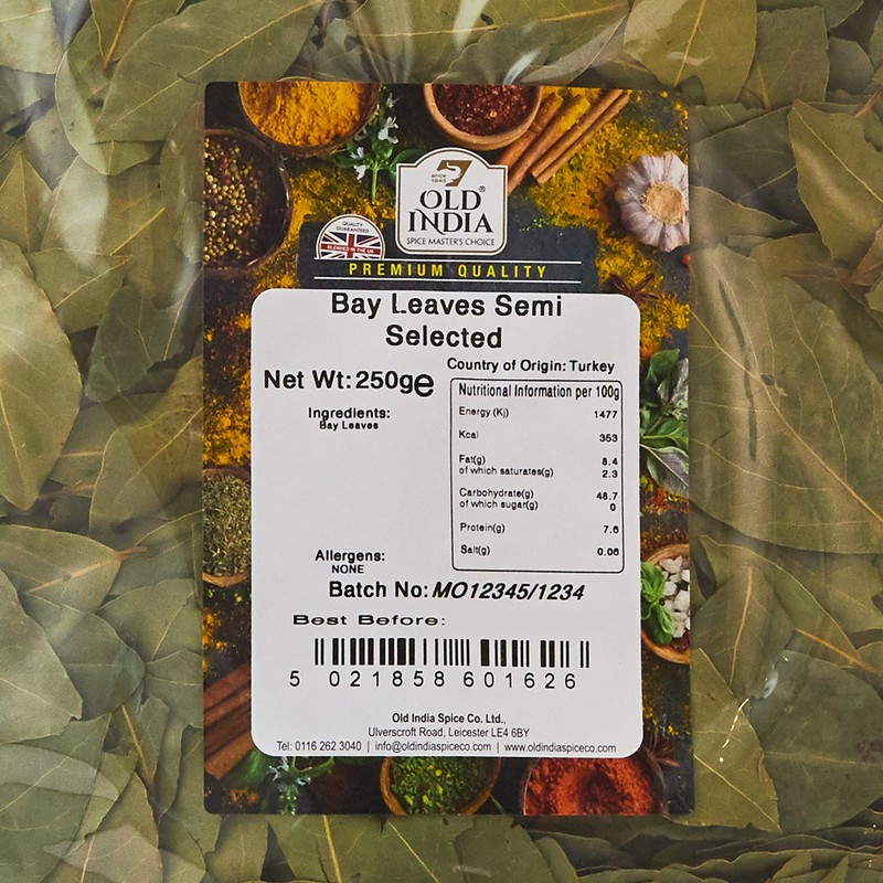 Old India Bay Leaves Semi Selected 250g