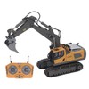 2.4G RC Excavator Toy Rotatable Full Functional Lighting Music Alloy