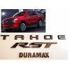 GM Auto 3PCS KIT Matte Black Rear Tahoe Duramax Chrome