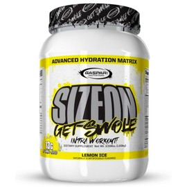 Gaspari Size On Lemon Ice Creatine Amino Acid Multivitamin 1.63kg, 1 piece / 가스파리 사이즈온 레몬아이스 크레아틴 아미노산 멀티비타민 1.63kg, 1개