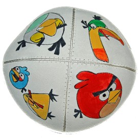 Hand-painted Kippah (Yarmulke) Videogame Birds