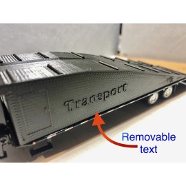 Handmade 3 car hauler 1/64 scale 3D Printed Fits Greenlight Gooseneck Trailer V2 NEW LOOK