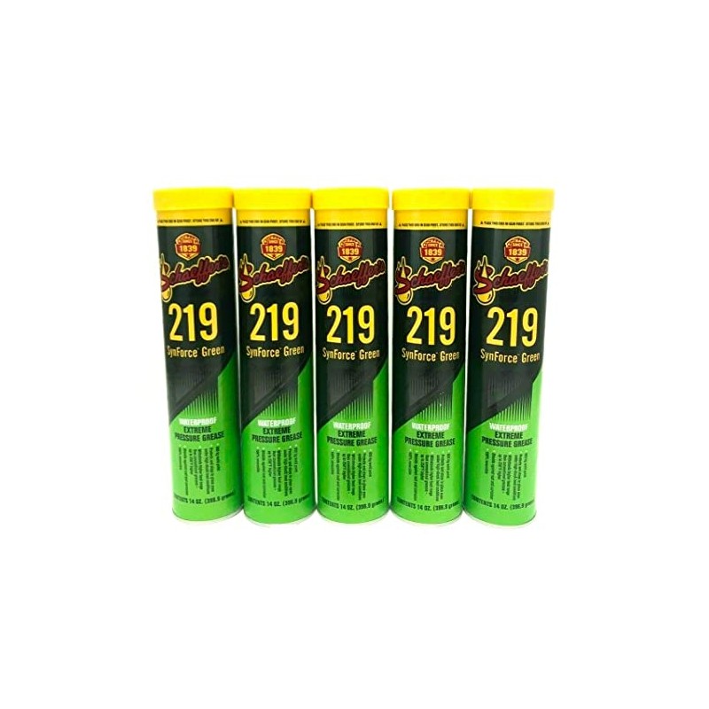 5 Pcs of Synforce Green Synthetic Wheel Bearing Grease