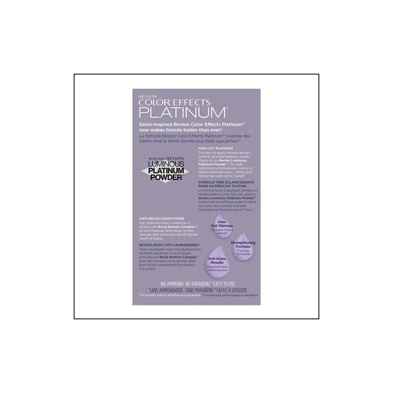 Revlon Tinte Colorsilk Color Effects Platinum
