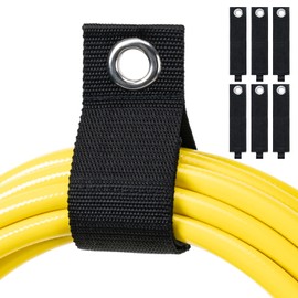 Husfunov 6 Pack Large 17" Extension Cord Holder Organizer, Extension Cord Hanger for Garage Organization and Storage, Heavy Duty Straps Fit on Hooks or Nails Easily for Cables, Hoses and Ropes